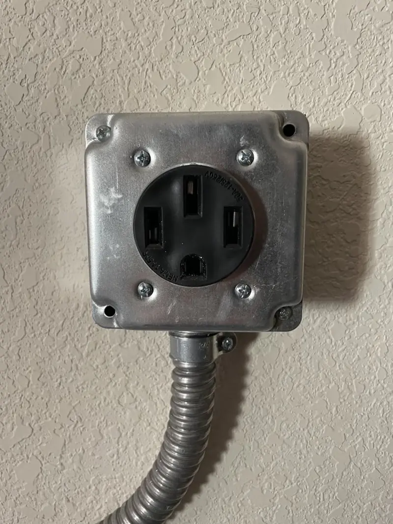NEMA 14-50 outlet installed for Electrical Panel Upgrade in Colville